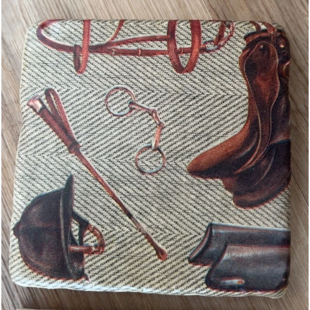 Hobbella's‎ Wardrobe Equestrian Handmade Natural Stone Coaster Set of 4